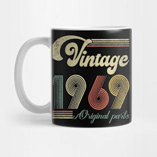 Retro Vintage 1969 55th Birthday Gift Men Women 55 Years Old Mug